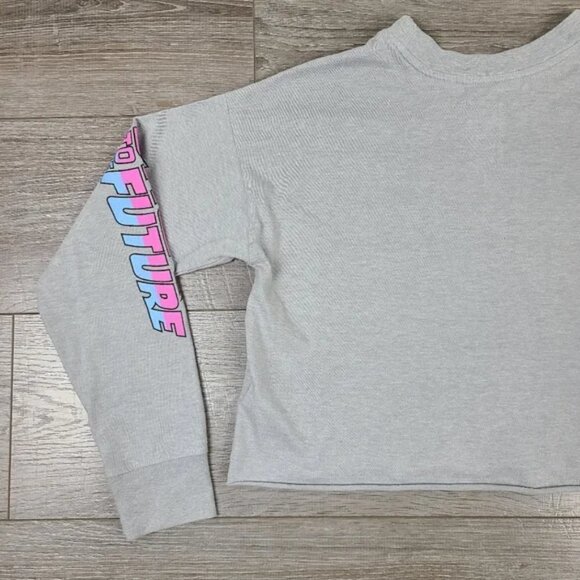 Gap Teen Back To The Future Long Sleeve Crop Top XL - Picture 9 of 14